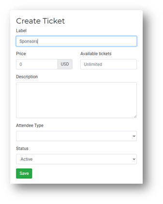 Create ticket